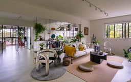 Không gian sống độc đáo trong căn hộ thiết kế nội thất chiết trung đầy sáng tạo
