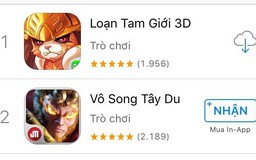 Loạn Tam Giới 3D bất ngờ dẫn đầu bảng xếp hạng App Store