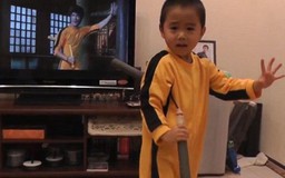 Bé 4 tuổi múa côn như Lý Tiểu Long