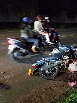 TP.HCM: Tai nạn liên hoàn xe máy, nhiều người bị thương