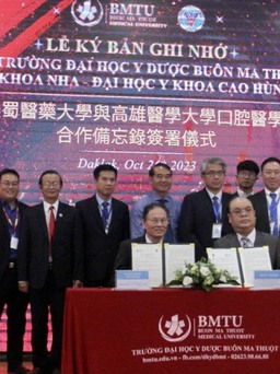 Bệnh viện ĐH Y Dược Buôn Ma Thuột ký kết hợp tác BV lớn của Đài Loan