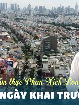 Niềm hy vọng từ phố ẩm thực Phan Xích Long trước ngày khai trương