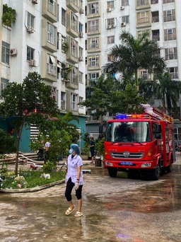 Đà Nẵng: Cháy tại chung cư 12T5