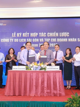 Saigontourist Group và Tạp chí Doanh Nhân Sài Gòn ký kết hợp tác chiến lược
