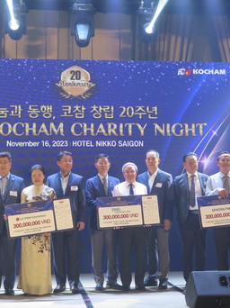 Đêm từ thiện Kocham ủng hộ hơn 12 tỉ cho hoạt động thiện nguyện tại Việt Nam