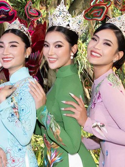 Hoa hậu Đại dương Thu Uyên khoe sắc cùng loạt mỹ nhân Việt