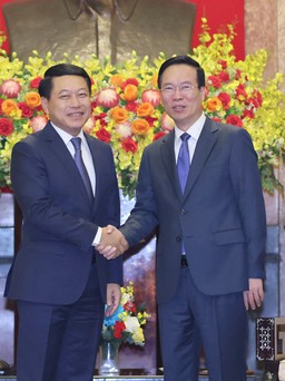 Chủ tịch nước Võ Văn Thưởng tiếp Phó thủ tướng, Bộ trưởng Ngoại giao Lào