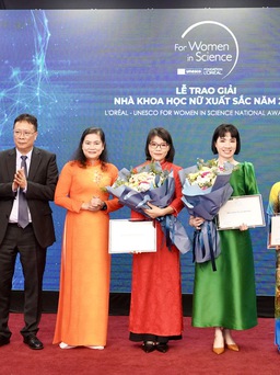 3 nhà khoa học nữ của Việt Nam được trao giải thưởng L'Oréal - UNESCO năm 2023