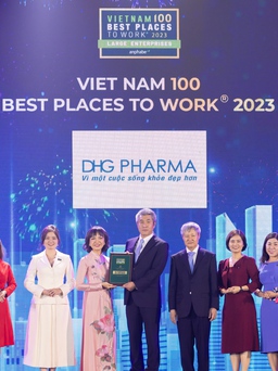 Dược Hậu Giang thăng hạng ở Top 100 nơi làm việc tốt nhất Việt Nam 2023