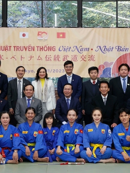 Chủ tịch nước dự chương trình giao lưu võ thuật Việt Nam - Nhật Bản