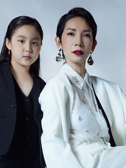 Cô bé lai Việt - Hàn gây ấn tượng trên sàn diễn thời trang