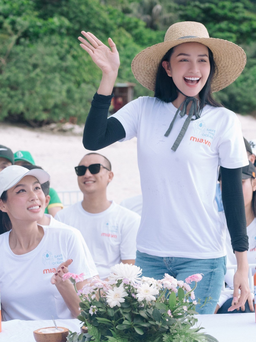 Hoa hậu Ngọc Châu đồng hành cùng chiến dịch chung tay bảo tồn rùa biển Côn Đảo