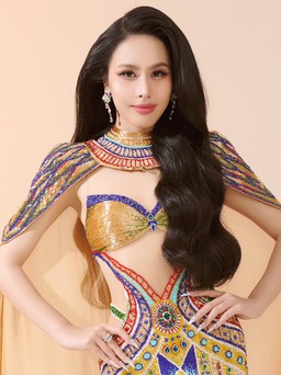 Ngọc Hằng diện váy 5.000 USD tại Hoa hậu Liên lục địa 2023