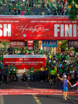 9.000 người tham gia chạy Giải Marathon Quốc tế Di sản Cần Thơ