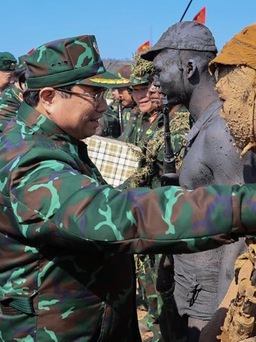 Thủ tướng dự diễn tập chiến thuật có bắn đạn thật của Quân đoàn 12