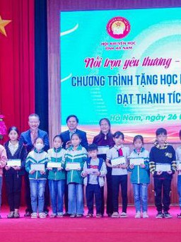 Tân Hiệp Phát trao tặng 150 học sinh vượt khó tại Hà Nam