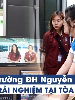 Sinh viên Trường ĐH Nguyễn Tất Thành trải nghiệm truyền thông đa phương tiện Báo Thanh Niên