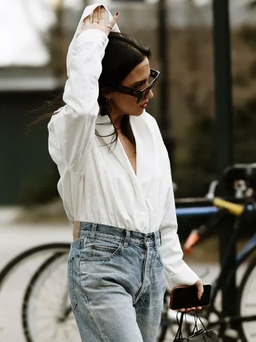 10 cách khuấy động xu hướng quần jeans ống rộng trên đường phố