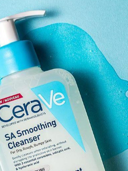 Review sữa rửa mặt cho da mụn nhạy cảm CeraVe SA Smoothing Cleanser