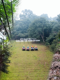 Trải nghiệm chạy mô tô 4 bánh xuyên rừng ở Quảng Bình như phim Hollywood