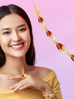 Chào đón 8.3, DOJI ra mắt bộ sưu tập trang sức vàng 24K ‘Nữ hoàng mùa xuân’