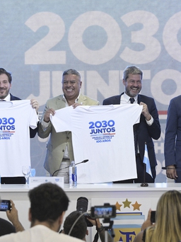 Argentina, Chile, Uruguay, Paraguay khởi động chạy đua đồng đăng cai World Cup 2030