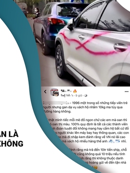 Nghe nhanh 6h: Hàng loạt ô tô bị xịt sơn | Bỗng dưng bị gán là tiếp viên hàng không