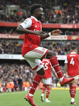Ngoại hạng Anh: Thắng áp đảo Crystal Palace, Arsenal tiến thêm bước đến chức vô địch