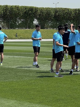 U.23 Việt Nam tập trên sân mà Messi và đội Argentina từng sải bước ở World Cup 2022