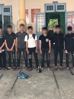 Quảng Ngãi: Ngăn chặn 14 thanh thiếu niên mang hung khí đi giải quyết mâu thuẫn