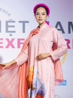 Áo dài vải gai đẹp mượt mà tại Texfuture Việt Nam