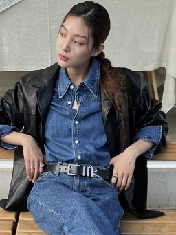 Váy áo denim lại trở thành xu hướng, nàng nào diện cũng trẻ trung đầy phong cách