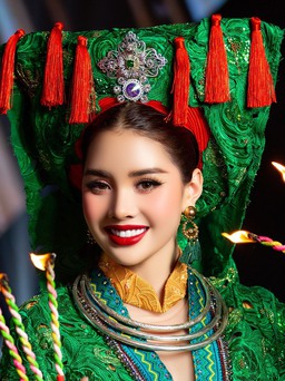 Top 12 'Miss International Queen Vietnam 2023' diện trang phục dân tộc ấn tượng