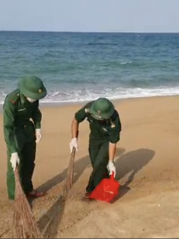 Xử lý khẩn cấp sự cố dầu tràn ven biển Phú Yên