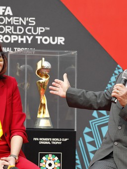Tận mắt chiêm ngưỡng Cúp vàng World Cup nữ 2023 ngay tại Hà Nội