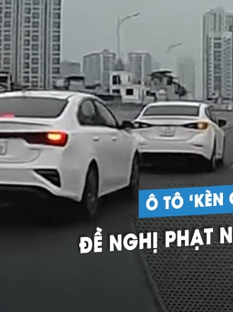 Ô tô Kia và Mazda lạng lách, kèn cựa nhau: Đề nghị phạt nghiêm 2 tài xế
