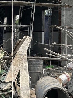 Bình Định: Sập giàn giáo, 1 người chết, 1 người bị thương