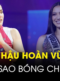 Cận cảnh nhan sắc Hoa hậu Philippines thi đấu bóng chuyền tại SEA Games 32