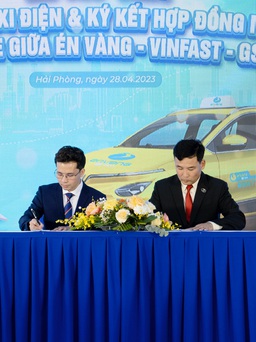 Én Vàng mua-thuê 150 ôtô điện Vinfast, ra mắt dịch vụ taxi điện tại Hải Phòng