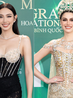 Thùy Tiên gợi cảm khoe sắc bên Hoa hậu đẹp nhất 2022
