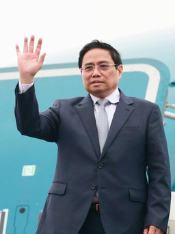 Thủ tướng rời Nội Bài tới Lào tham dự hội nghị Ủy hội sông Mê Kông