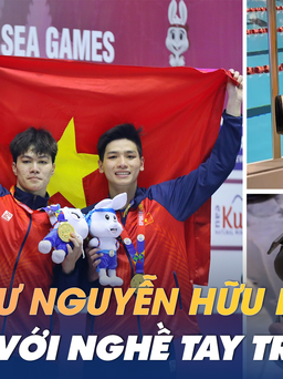 Bất ngờ với nghề tay trái của kình ngư Nguyễn Hữu Kim Sơn tại SEA Games 32