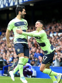 Ngoại hạng Anh: Gundogan rực sáng, Man City tiến sát chức vô địch