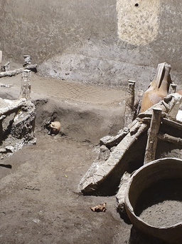 Đời sống nô lệ La Mã cổ đại hiện ra dưới lớp tro bụi gần Pompeii
