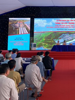 Bình Định tổ chức thông tin về dự án gang thép Long Sơn