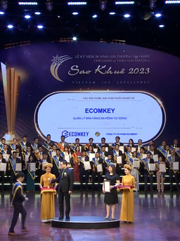 ECOMKEY vinh dự nhận Giải thưởng Sao Khuê 2023