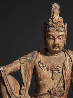 Tượng Phật cổ Quan Âm Bồ Tát nguồn gốc của Trung Quốc lên sàn đấu giá Pháp
