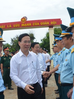 Chủ tịch nước Võ Văn Thưởng thăm đảo Phú Quý