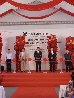 Khánh thành nhà máy TAKUMINO tại Bình Định