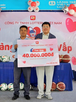 Lotteria mang niềm vui Quốc tế thiếu nhi đến Làng trẻ em SOS Gò Vấp